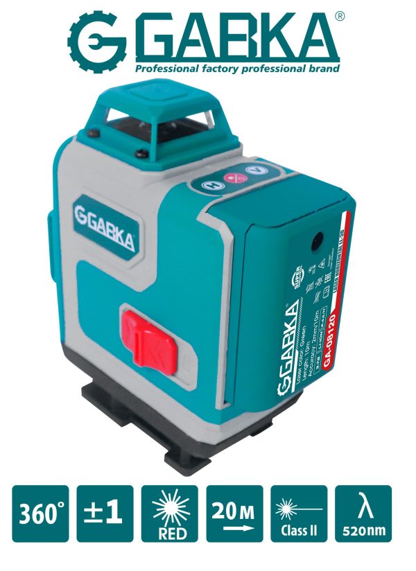 GA-08120 ΑΛΦΑΔΙ LASER4D ΑΥΤΟ-ΟΡΙΖΟΝΤΙΟΥΜΕΝΟ  16 LINE ΜΕ ΠΡΑΣΙΝΕΣ ΑΚΤΙΝΕΣ