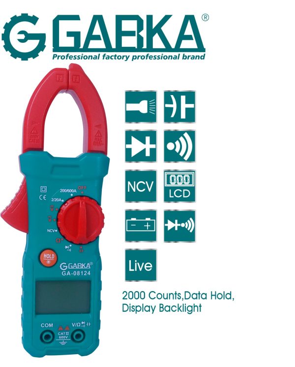 GA-08124 ψηφιακό μετρητή AC