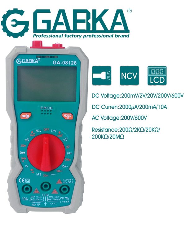 GA-08126 ΠΟΛΥΜΕΤΡΟ ΨΗΦΙΑΚΟ