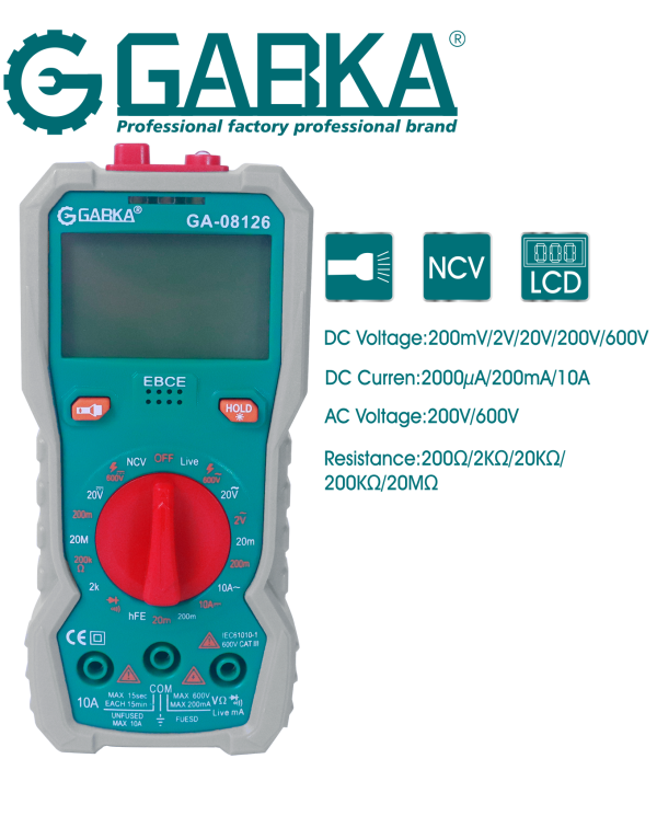 GA-08126 ΠΟΛΥΜΕΤΡΟ ΨΗΦΙΑΚΟ