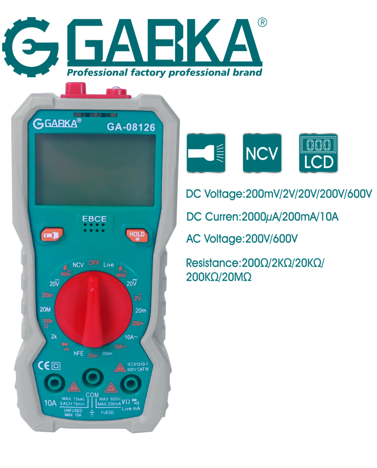 GA-08126 ΠΟΛΥΜΕΤΡΟ ΨΗΦΙΑΚΟ