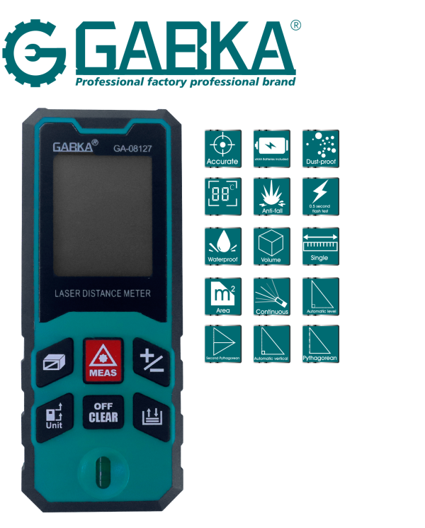 Ga-08127 Laser Distance Meter (50m)