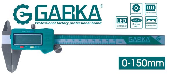 Ga-08137 Digital Vernier Caliper Inox (0-150mm)