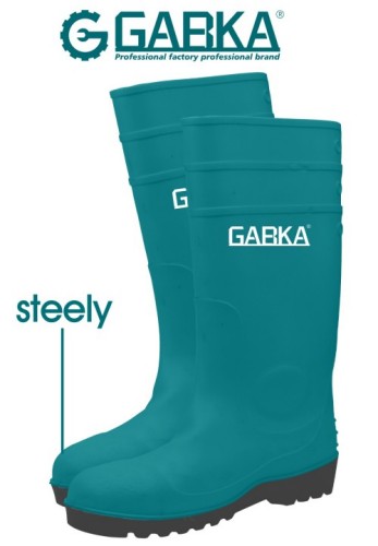 GA-18029 Ατσάλινες Μπότες Βροχής (Με Ατσάλινη Μύτη και Πάτο, Νούµερα 40-46)