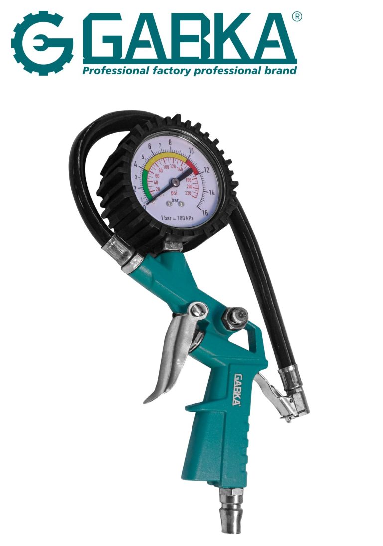 GA-28042 Μανόµετρο Ελαστικών (Μεγάλο Πιστόλι, Ευρωπαϊκό Στυλ)