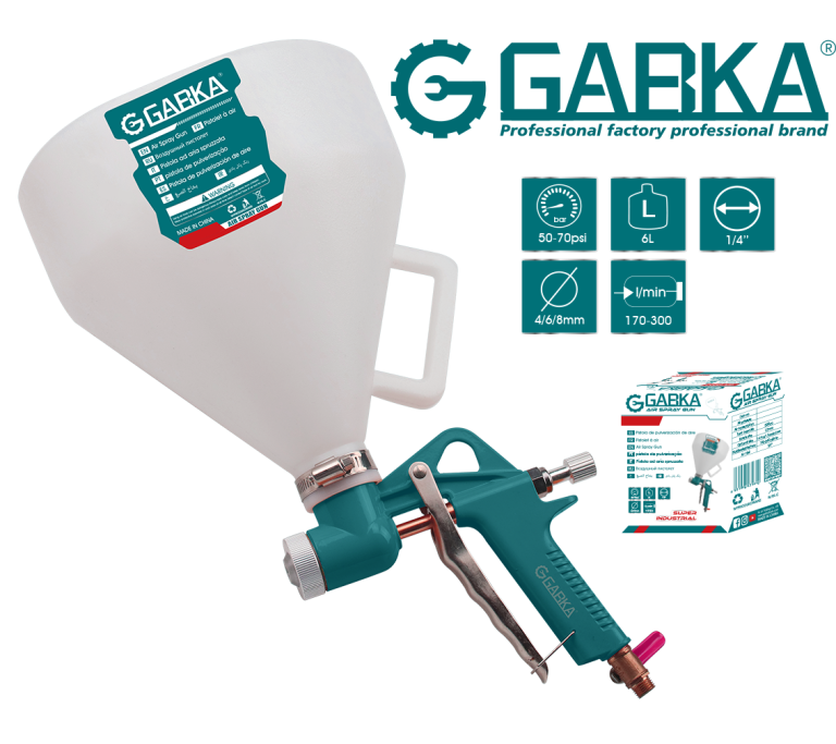 Ga-28049 FR-301 Spray Gun Top Plastic Cup 5L