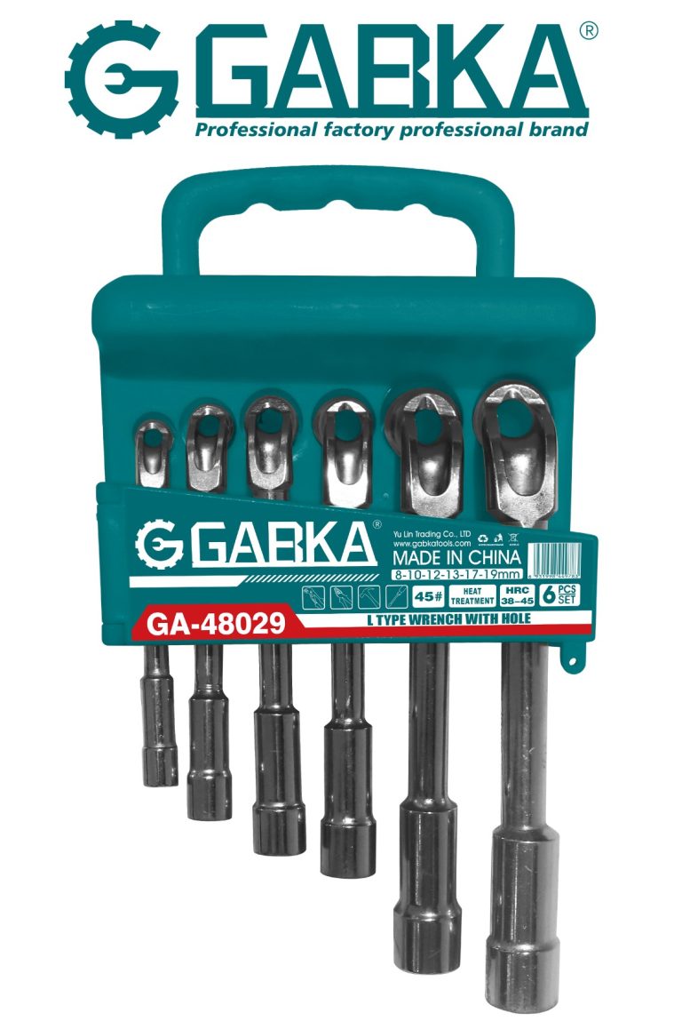 GA-48029 Σετ 6 ΓΩΝΙΑΚΟ ΣΩΛΗΝΩΤΟ L