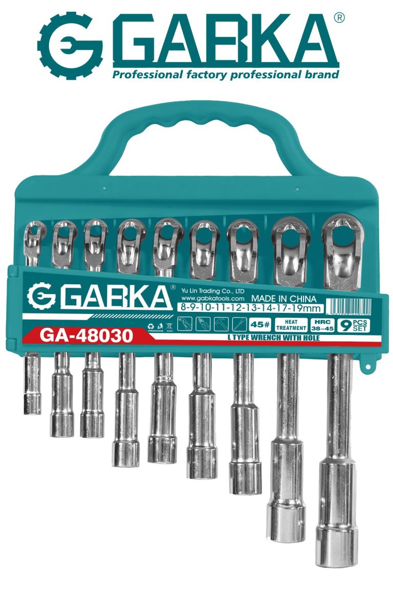 GA-48030 Σετ 9 ΓΩΝΙΑΚΟ ΣΩΛΗΝΩΤΟ L