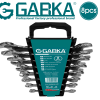 GA-48149 Σετ 8 ΓΕΡΜΑΝΙΚΑ ΚΛΕΙΔΙΑ ΔΙΠΛΟΥ ΑΝΟΙΓΜΑΤΟΣ (Ματ, Πλαστικό Θήκη)