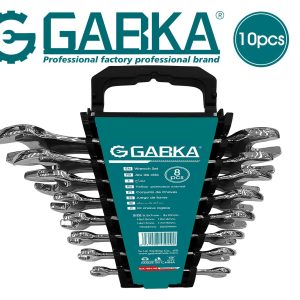 GA-48150 Σετ 10 ΓΕΡΜΑΝΙΚΑ ΚΛΕΙΔΙΑ ΔΙΠΛΟΥ ΑΝΟΙΓΜΑΤΟΣ (Ματ, Πλαστικό Θήκη)