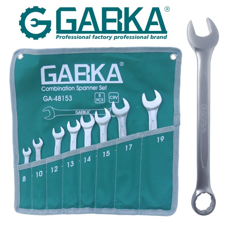 GA-48153 Σετ 8 ΣΕΤ ΓΕΡΜ/ΓΩΝΑ ΚΑΣΤΑΝΙΑΣ 8-19mm (Ματ, Υφασµάτινη Θήκη)