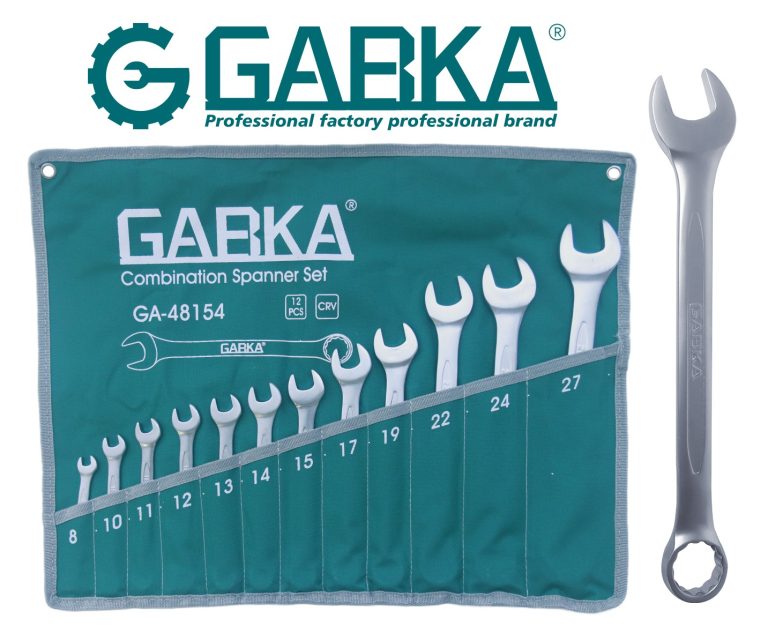 GA-48154 Σετ 12 ΣΕΤ ΓΕΡΜ/ΓΩΝΑ ΚΑΣΤΑΝΙΑΣ 8-27mm (Ματ, Υφασµάτινη Θήκη)