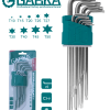GA-48518 Σετ Medium  ΚΛΕΙΔΙΑ TORX    (Πλαστικό Θήκη)