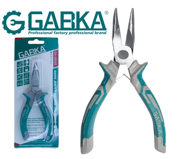 GA-58048 4.5″ Μiνι Πένσες µε Λυγισµένο Ρύγχος