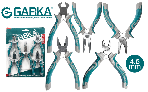 Ga-58050 Set 5 Mini Pliers (4.5″)