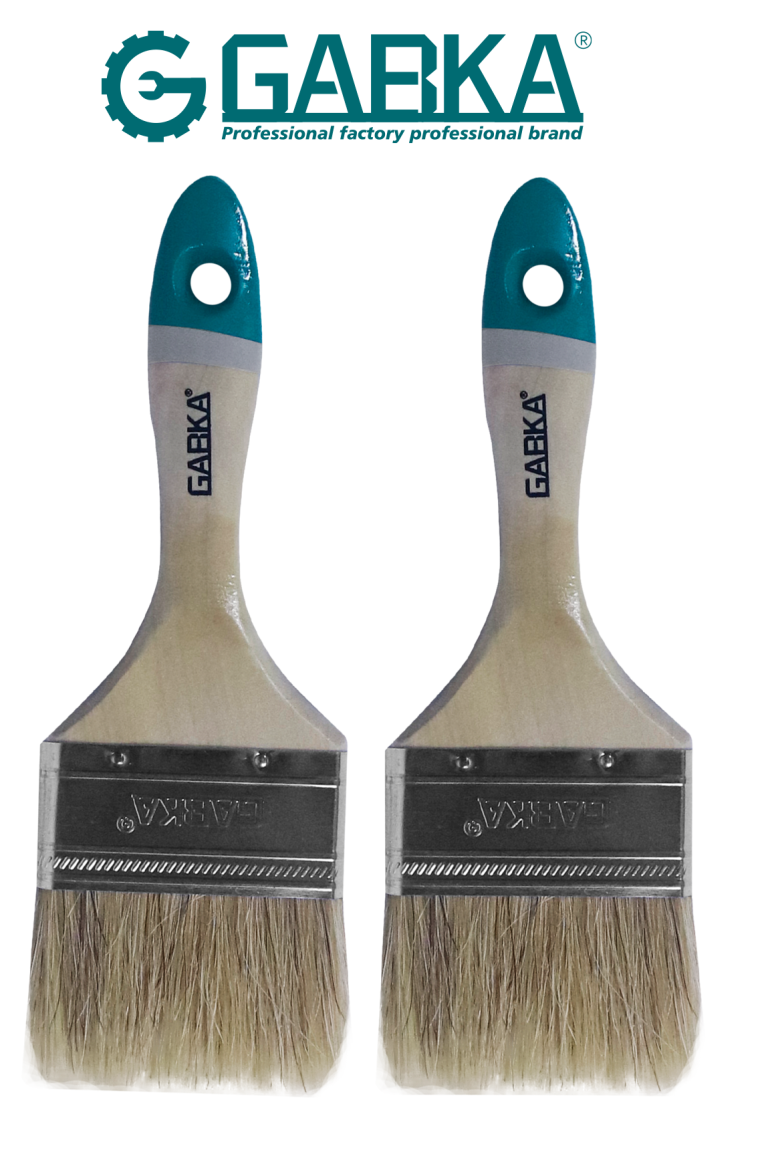 GA-58142 2.5" Βούρτσα Βαφής µε Ξύλινο Χερούλι