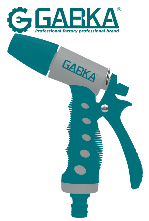 GA-58195 Ρυθμιζόμενο νεροπίστολο 1/2” με κλιπ