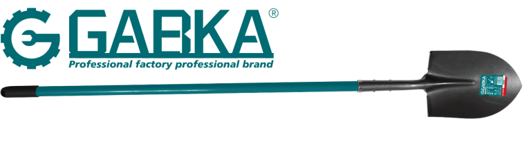 GA-58285 519 Φτυάρι 1kg µε Ινώδες Χερούλι και Μακρύ Μύτη