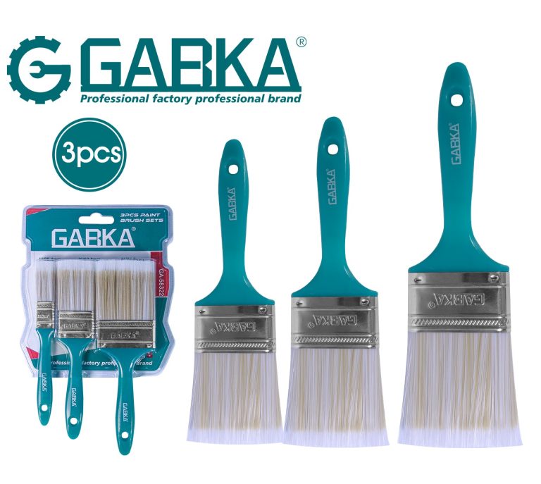 GA-58322 Σετ 3 Βουρτσών Βαφής (1"/2"/3")