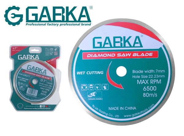 GA-68079 9″ δίσκος κοπής υγρής κοπής