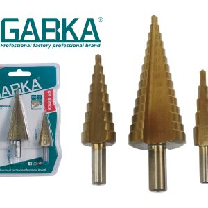 GA-68109 Σετ 3 τεμ. κωνικά τρυπάνια βαθμίδων