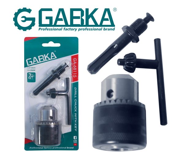 GA-68115 Σετ 3 τεμ. τσοκ δράπανου (13mm)