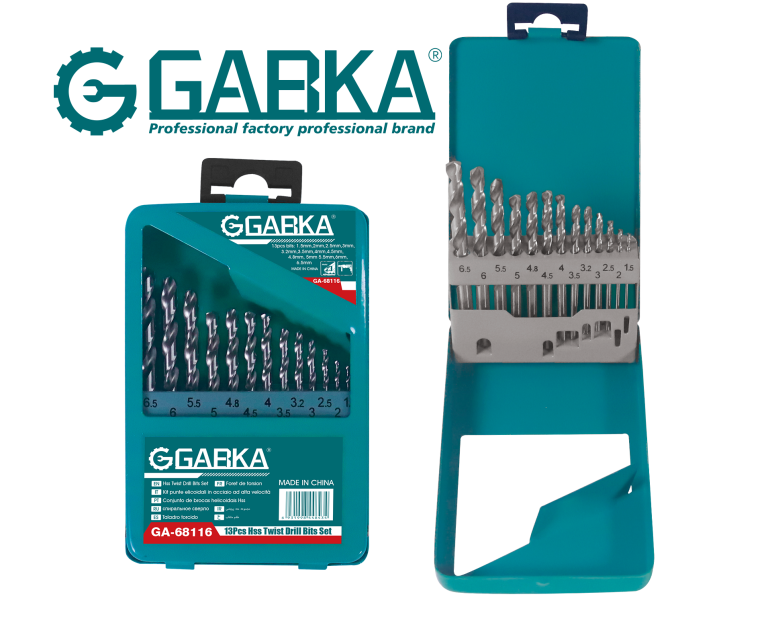 GA-68116 Σετ 13 τεμ. τρυπάνια