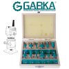 Ga-68119 Set 12 Pcs. Wood Router Bits