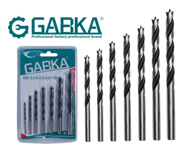 GA-68123 Σετ 7 τεμ. τρυπάνια ξύλου