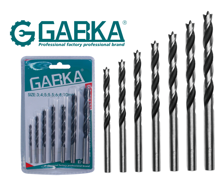 GA-68123 Σετ 7 τεμ. τρυπάνια ξύλου