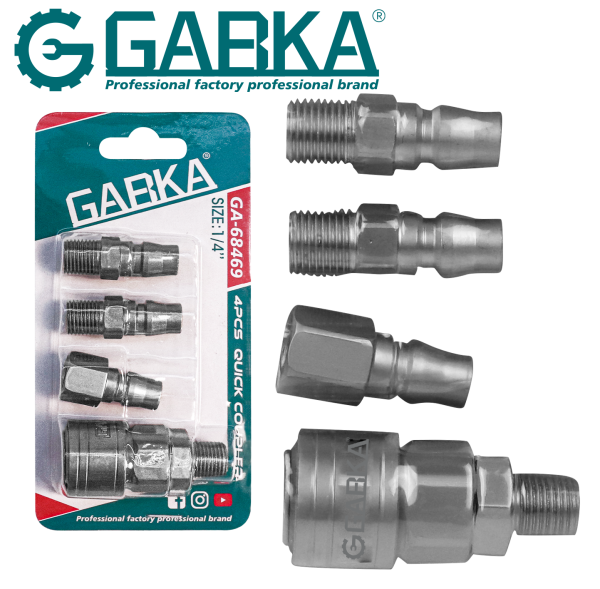 GA-68469 Σετ 4 τεμ. πνευματικά ρακόρ