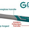GA-78027 2LB οκταγωνικό σφυρί με πλαστική λαβή