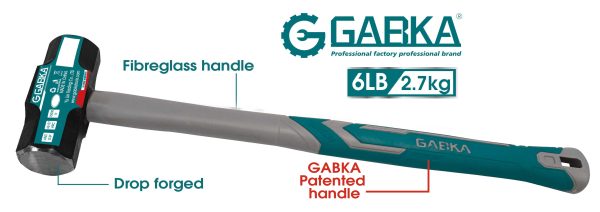 GA-78030 6LB οκταγωνικό σφυρί με πλαστική λαβή