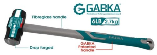 GA-78030 6LB οκταγωνικό σφυρί με πλαστική λαβή