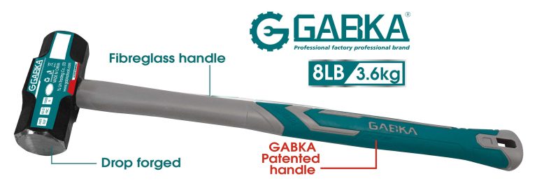 GA-78031 8LB οκταγωνικό σφυρί με πλαστική λαβή