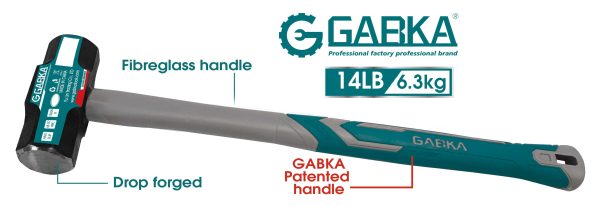 GA-78034 14LB οκταγωνικό σφυρί με πλαστική λαβή