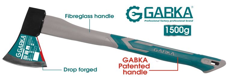 GA-78049 1500g τσεκούρι με μακριά πλαστική λαβή