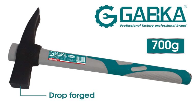 GA-78051 700g νυχοφόρο σφυρί ιταλικού τύπου με πλαστική λαβή