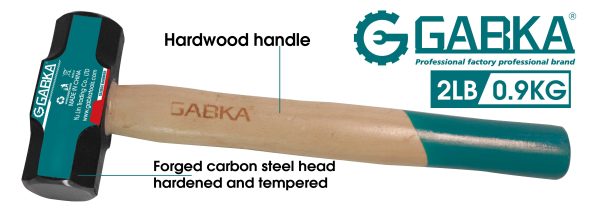 GA-78092 2LB οκταγωνικό σφυρί με ξύλινη λαβή