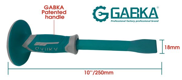 Ga-78109 10×18 Cold Chisel with Plastic Handle