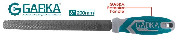 GA-78144 8″ μισόστρογγυλη ράσπα ξύλου