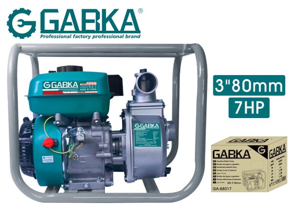 GA-88017 3″ βενζινοκίνητη αντλία νερού (7HP)