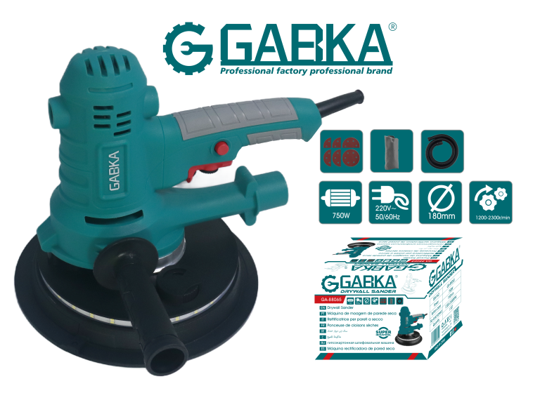 GA-88065 180mm τροχός με διπλά φώτα LED (750W)