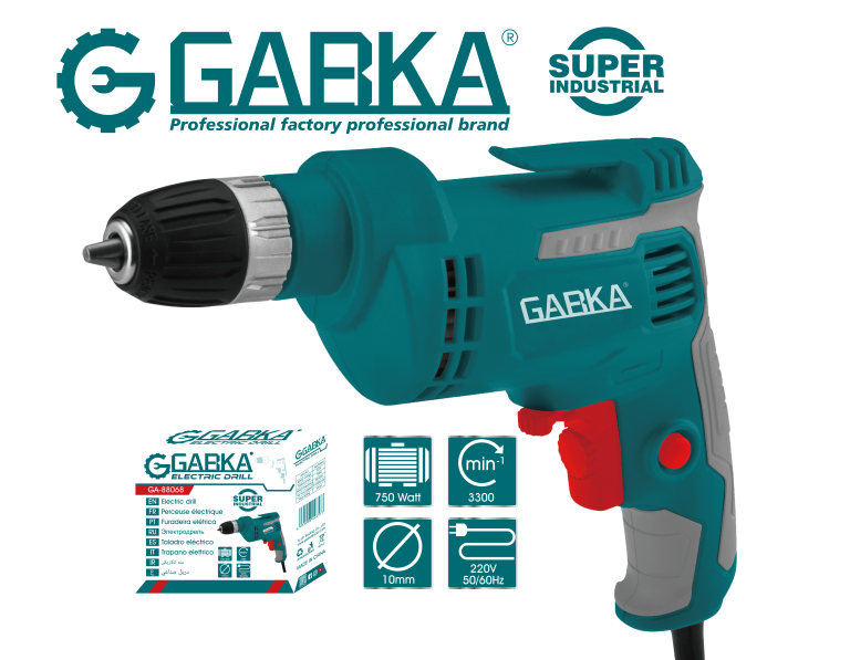 GA-88068 Ηλεκτρικό δράπανο 10mm (750W)