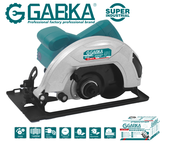 GA-88076 Δισκοπρίονο 7″ (1600W)