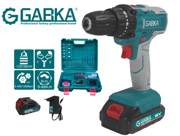 GA-88119A 18V επαναφορτιζόμενο δράπανο