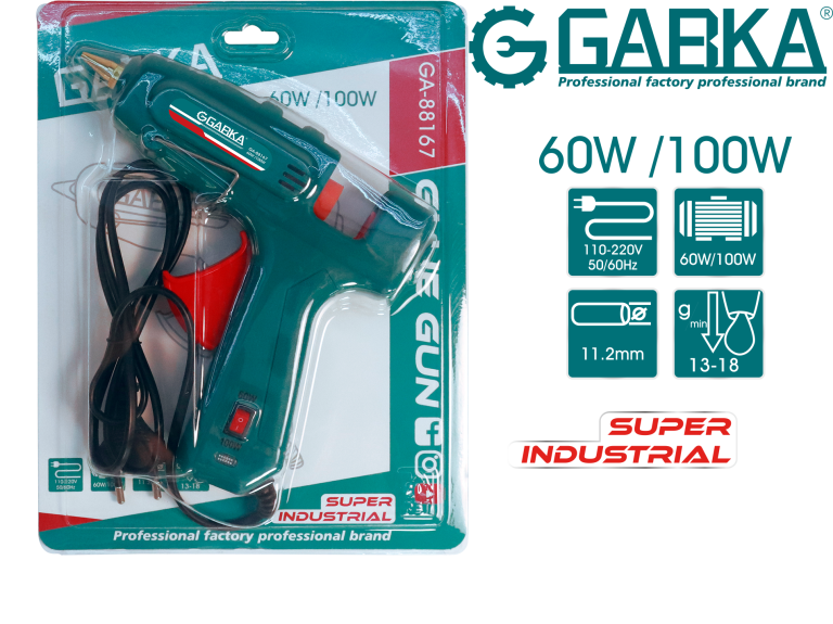 GA-88167 Πιστόλι θερμοκόλλας 60/100W