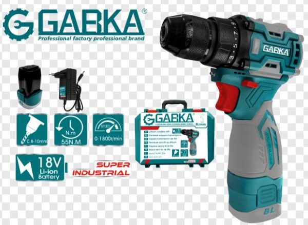 GA-88228A Δραπανοκατσάβιδο λιθίου 18V χωρίς ψήκτρες