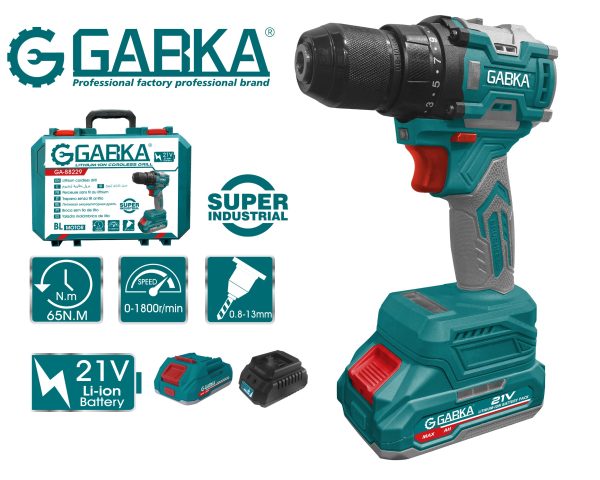 GA-88229A Δραπανοκατσάβιδο λιθίου 21V BL Motor