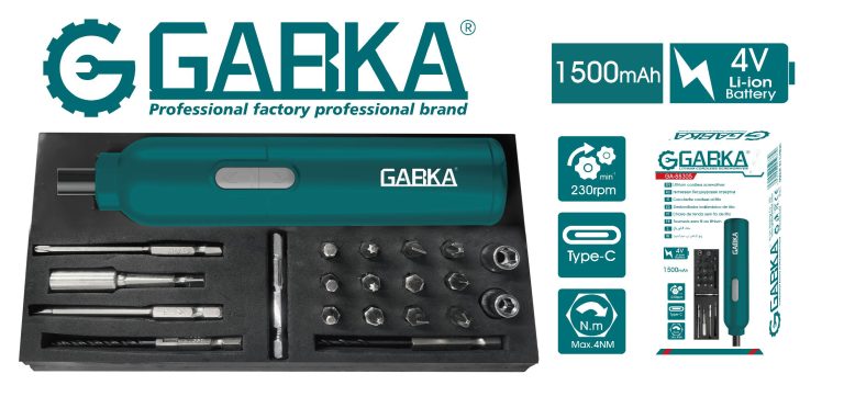 GA-88305 Σετ Ηλεκτρικού Κατσαβιδιού Επαναφορτιζόμενο 4V